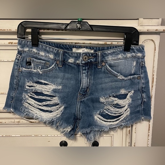 Denim Kancan Mid Rise Boyfriend Short
